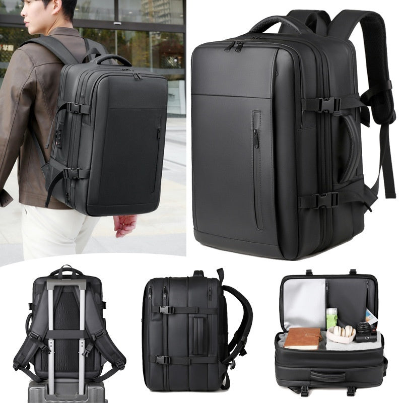 Ultimate Large-Capacity Backpack for Work and Travel (With Pump)