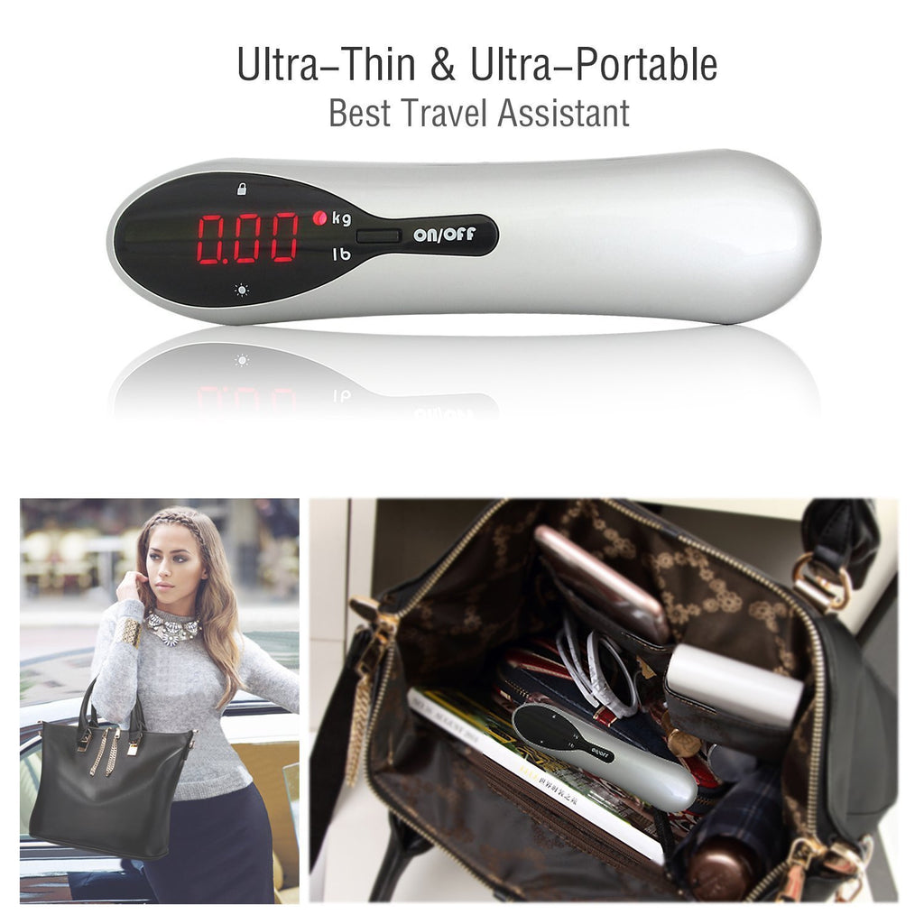 Avoid Extra Luggage Fees With This Portable Luggage scale
